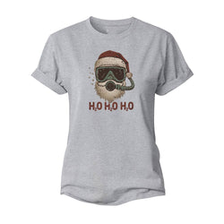 Diving Santa Women's Cotton T-Shirt