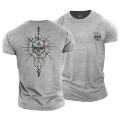 Skull Viking Cotton T-Shirt