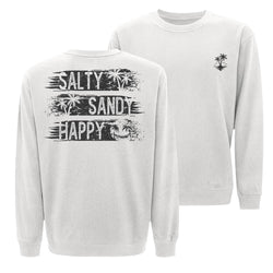 Salty Happy Crewneck Sweatshirt