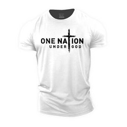 One Nation Under God Cotton T-Shirt