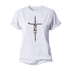 Jesus Cross Women's Cotton T-Shirt