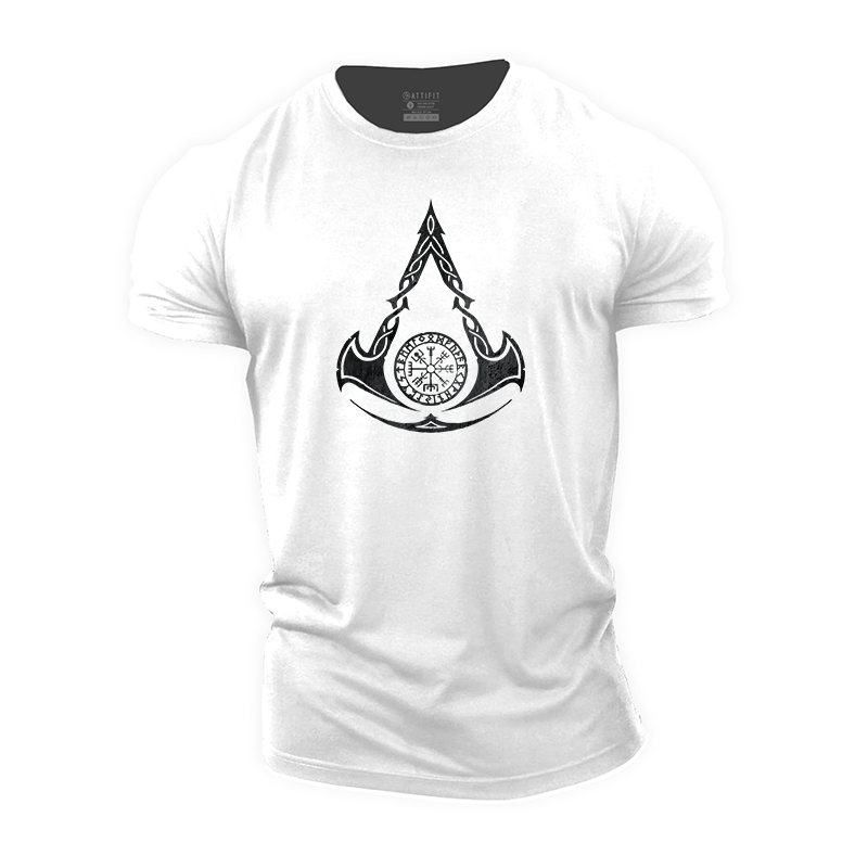 Viking Helmet Cotton T-Shirt