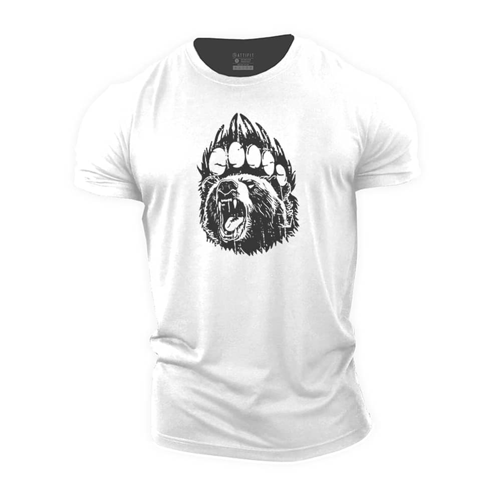 Bear Claw Cotton T-Shirt