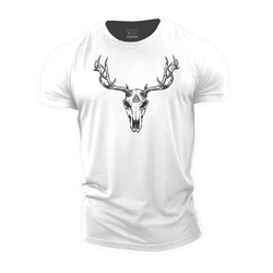 Viking Deer Cotton T-Shirt