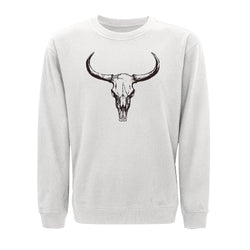 Bull Skull Crewneck Sweatshirt