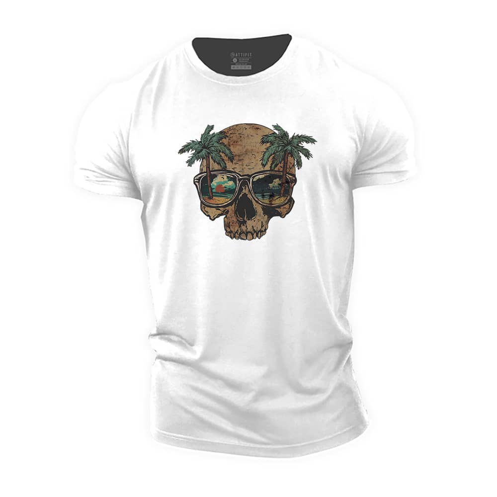 Skull Sea Cotton T-Shirt