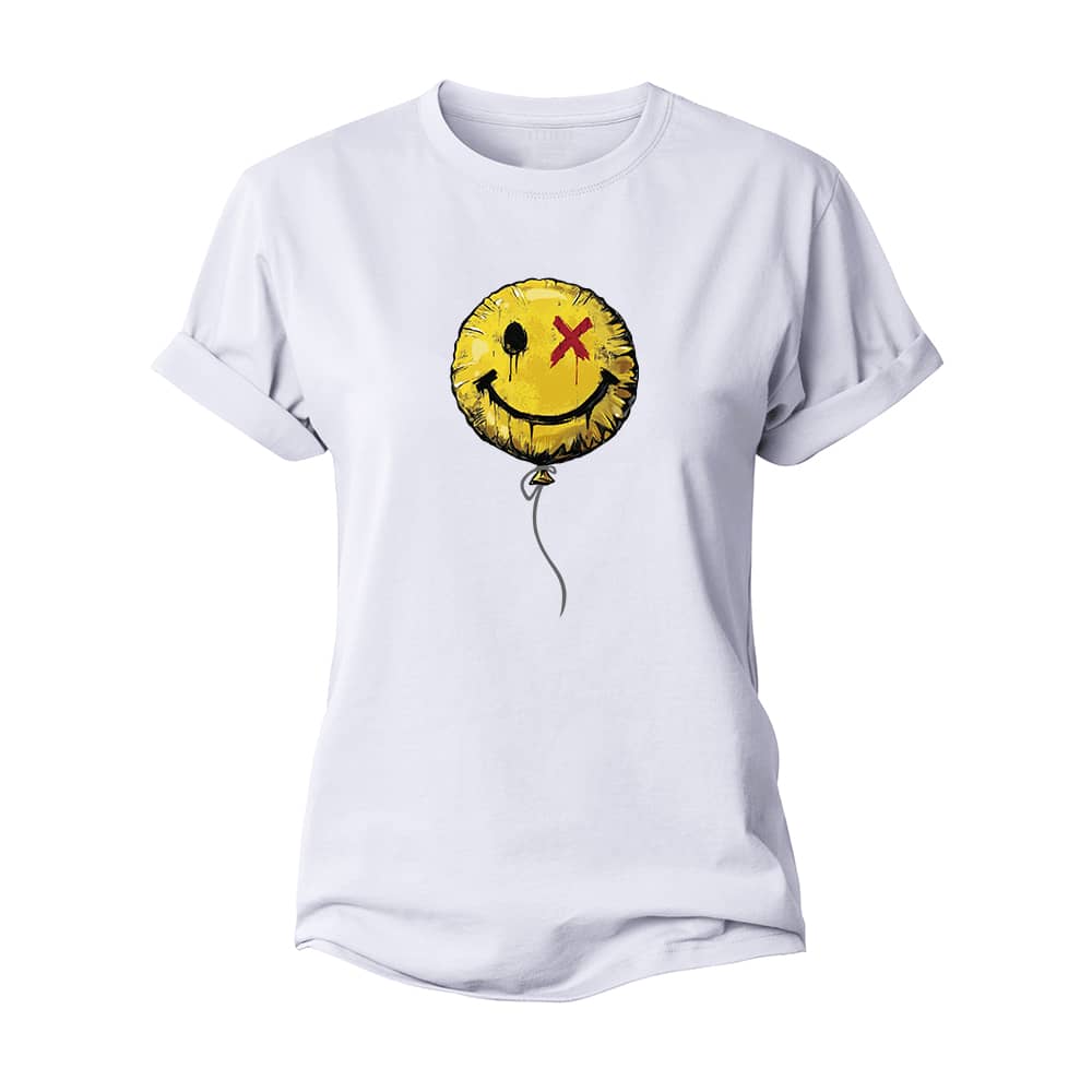 Smiley Ballon Women's Cotton T-Shirt