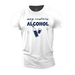 May Contain Alcohol Cotton T-Shirt