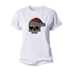 Christmas Skull Women's Cotton T-Shirt