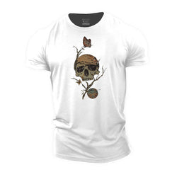 Reborn Skull Cotton T-Shirt