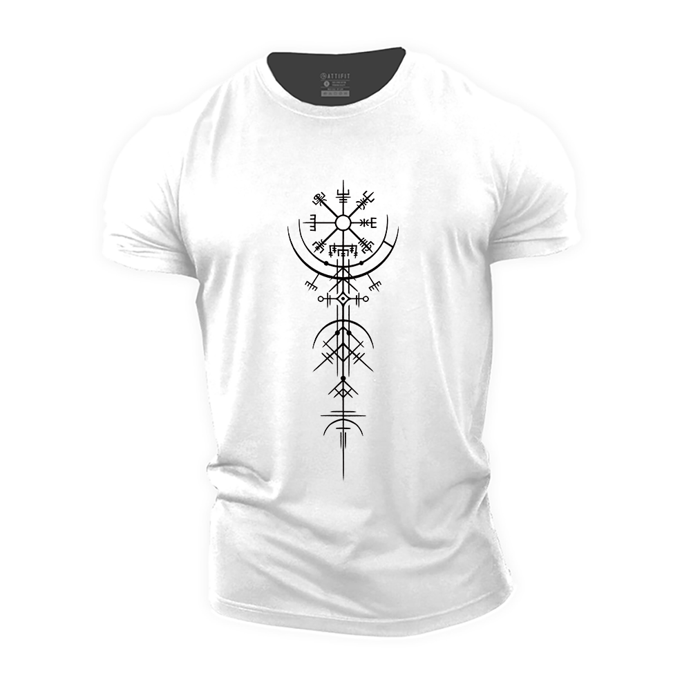 Vikings Compass Cotton T-Shirt