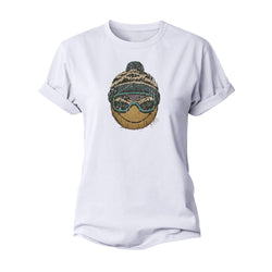 Ski Goggles Smiley Women's Cotton T-Shirt