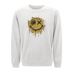 Smiley Football Crewneck Sweatshirt