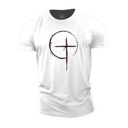 Simple Cross Cotton T-Shirt