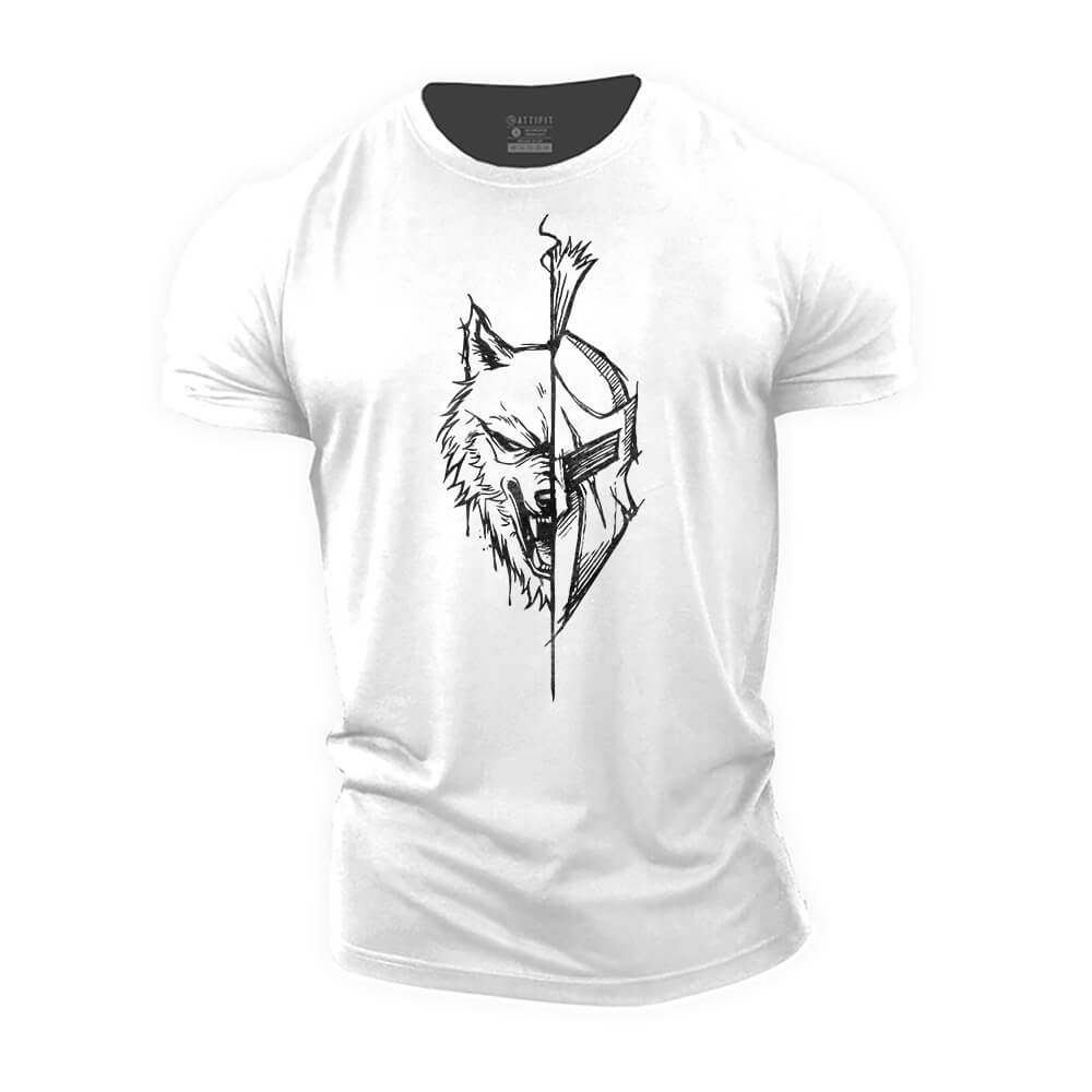 Wolf Warrior Cotton T-Shirt