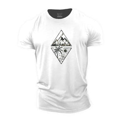 Mountain And Sea Cotton T-Shirt