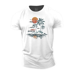 Sunset Adventure Cotton T-Shirt