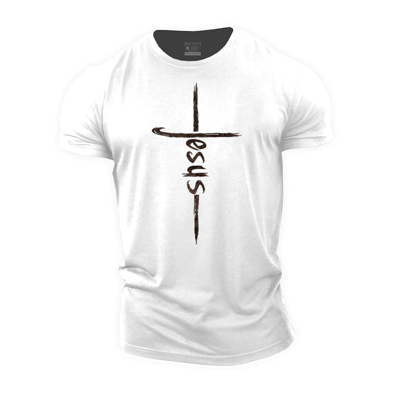 Jesus Cross Cotton T-Shirt