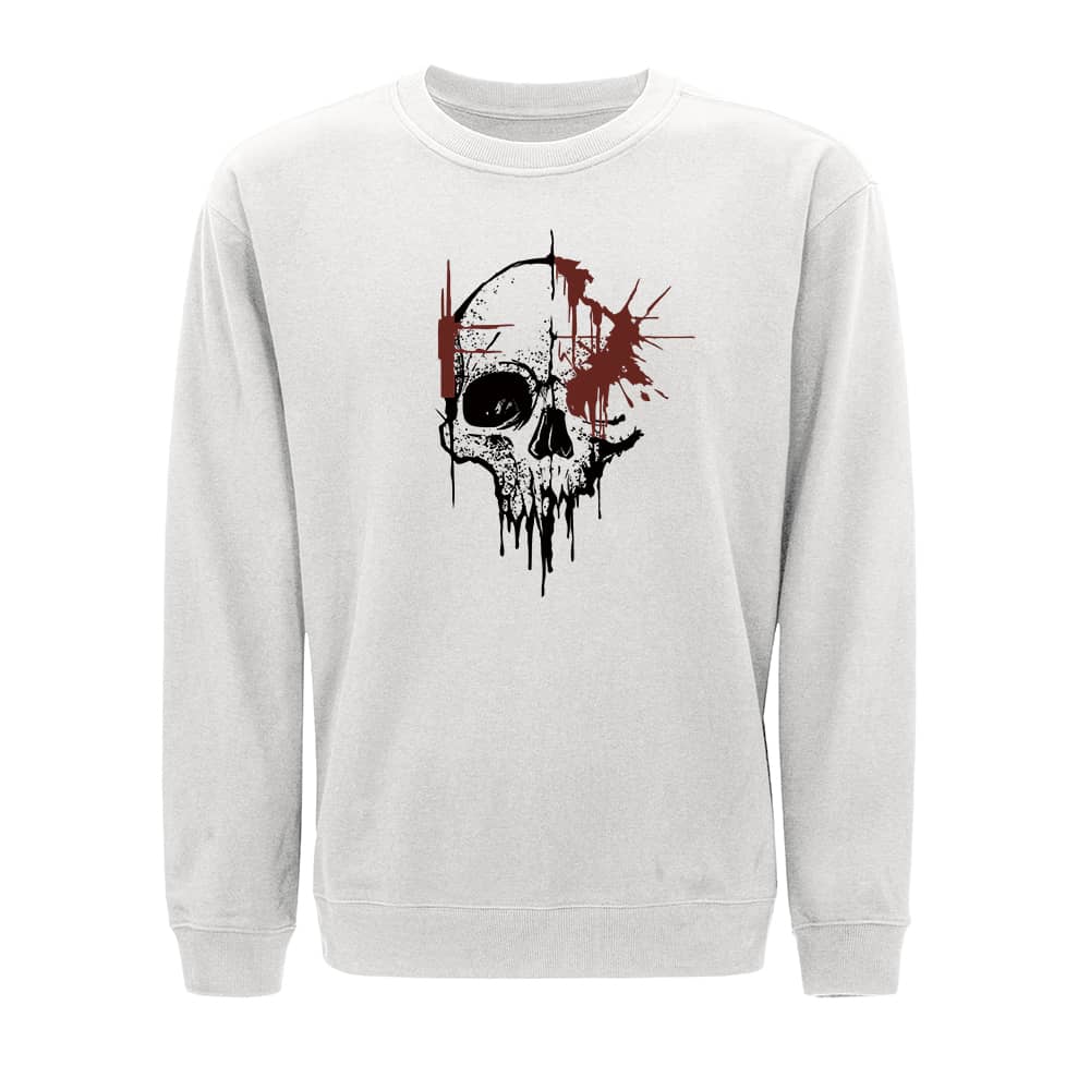 Dripping Skull Crewneck Sweatshirt