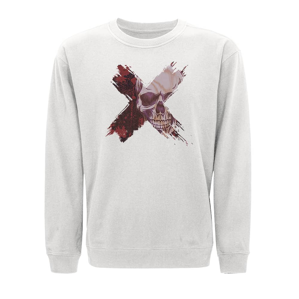 Cross Skull Crewneck Sweatshirt