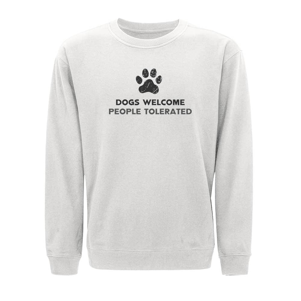 Dogs Welcome Crewneck Sweatshirt