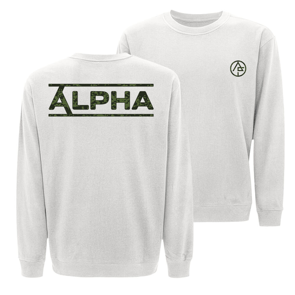 Alpha Camouflage Crewneck Sweatshirt