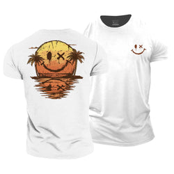 Smiley Sea Cotton T-Shirt