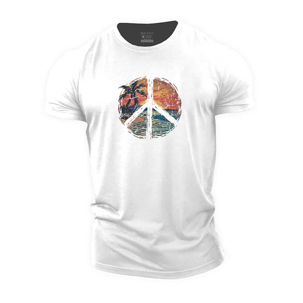 Peaceful Sea Cotton T-Shirt