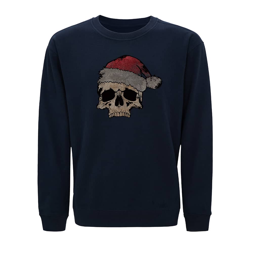 Christmas Skull Crewneck Sweatshirt