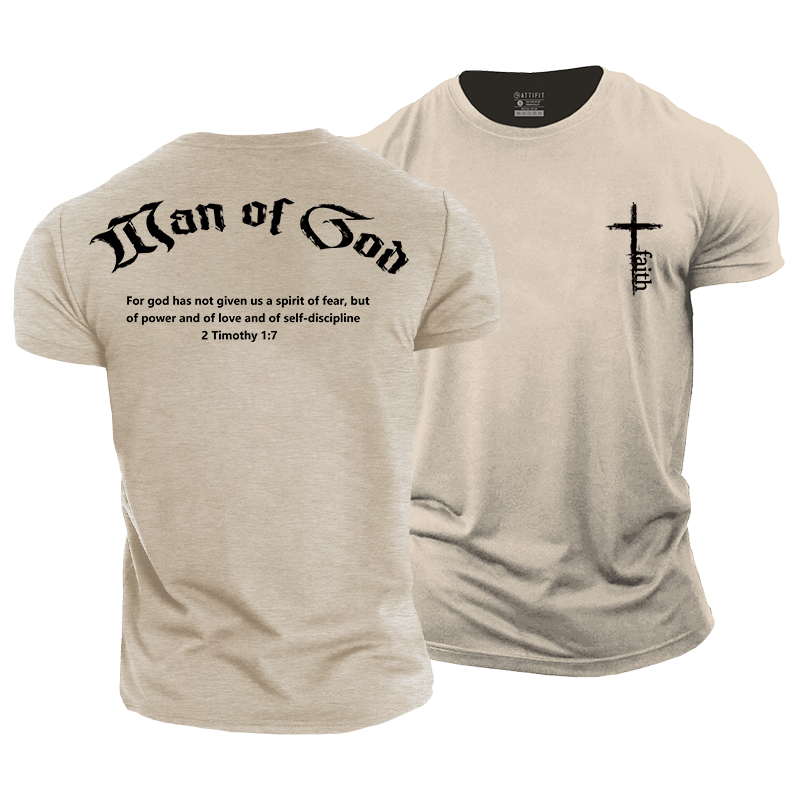 Man Of God Cotton T-Shirt