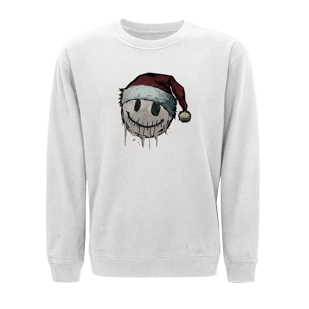 Christmas Smiley Crewneck Sweatshirt