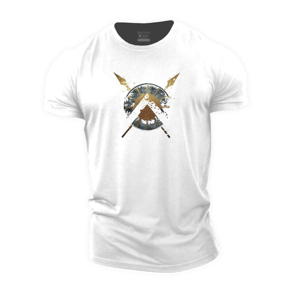 Warrior Shield Cotton T-Shirt