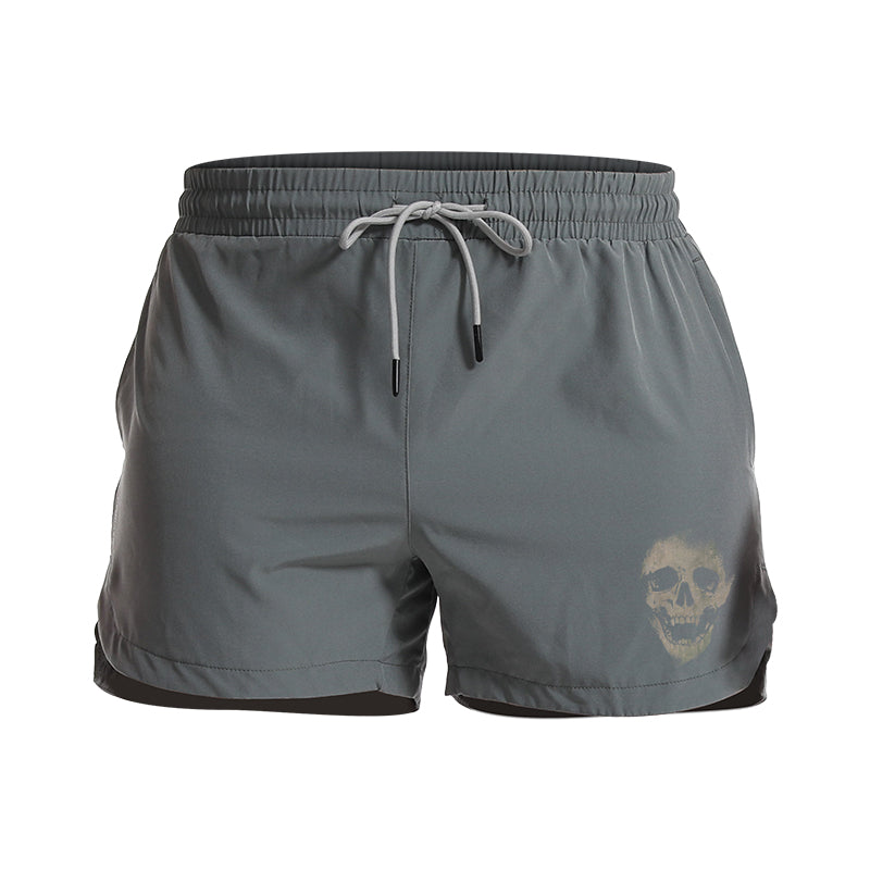 Skull Graphic Shorts