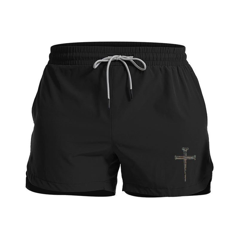 Cross Graphic Shorts