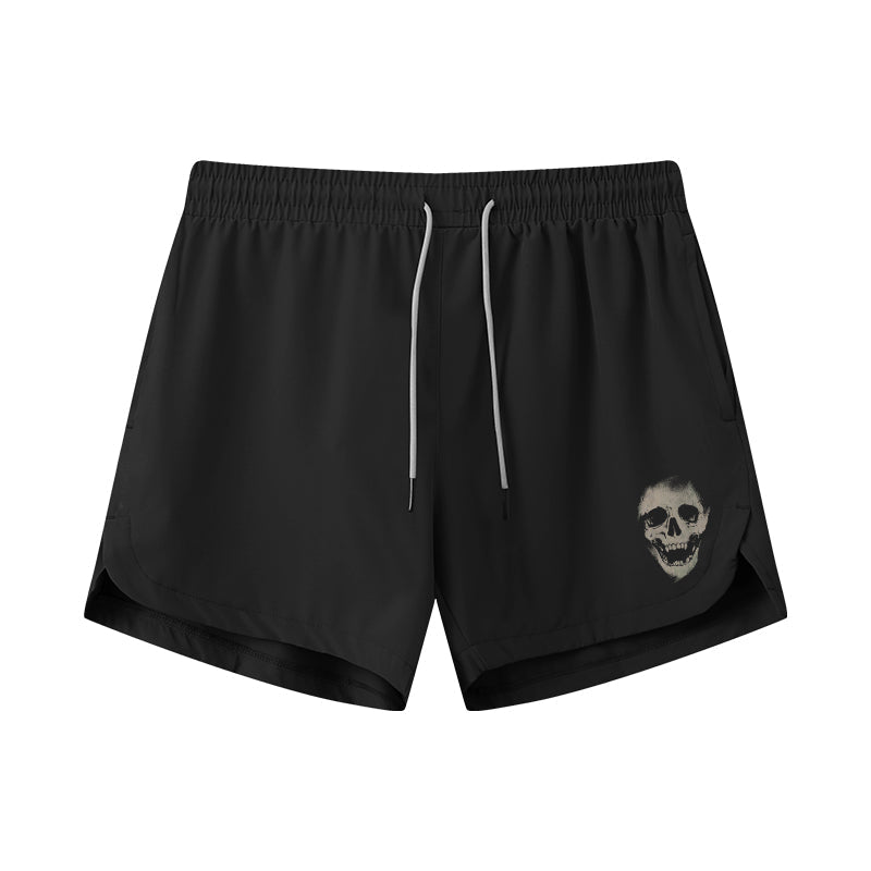 Skull Graphic Shorts