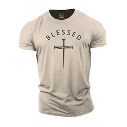 Blessed Cross Cotton T-Shirt