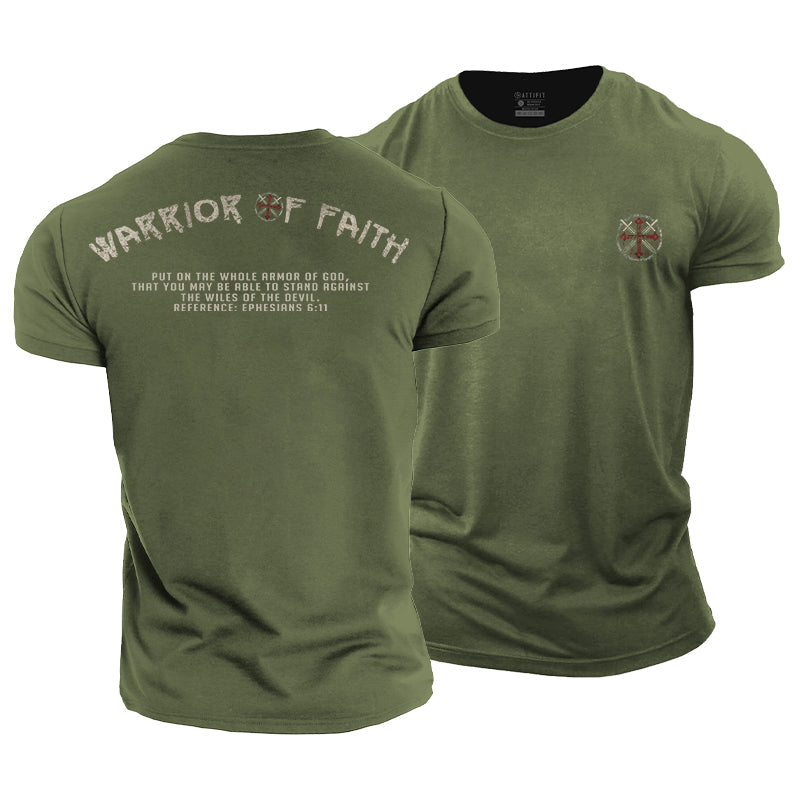 Warrior Of Faith Cotton T-Shirt