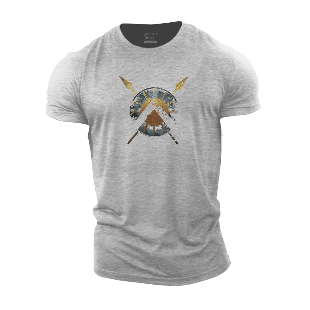 Warrior Shield Cotton T-Shirt