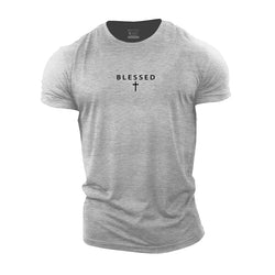 Blessed Cross Cotton T-Shirt