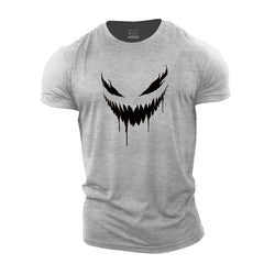 Devil Smiley Cotton T-Shirt