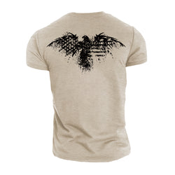 Cotton Eagle Wings Patriotic T-Shirt