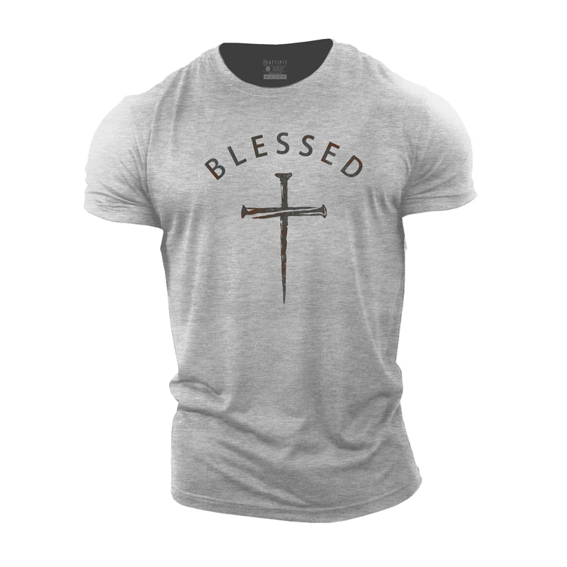 Blessed Cross Cotton T-Shirt