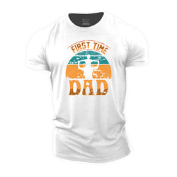 First Time Dad Cotton T-shirts