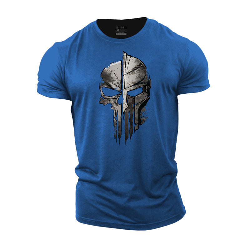 Spartan Skull Cotton T-Shirt
