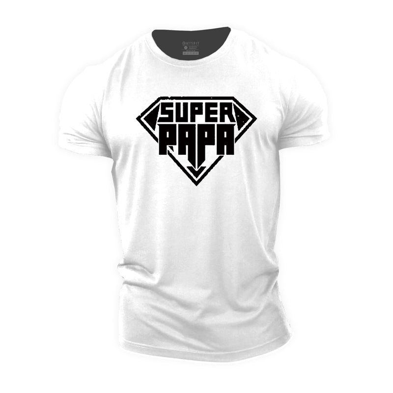 Super Papa Cotton T-Shirt